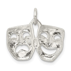 Sterling Silver Comedy/Tragedy Charm QC3093