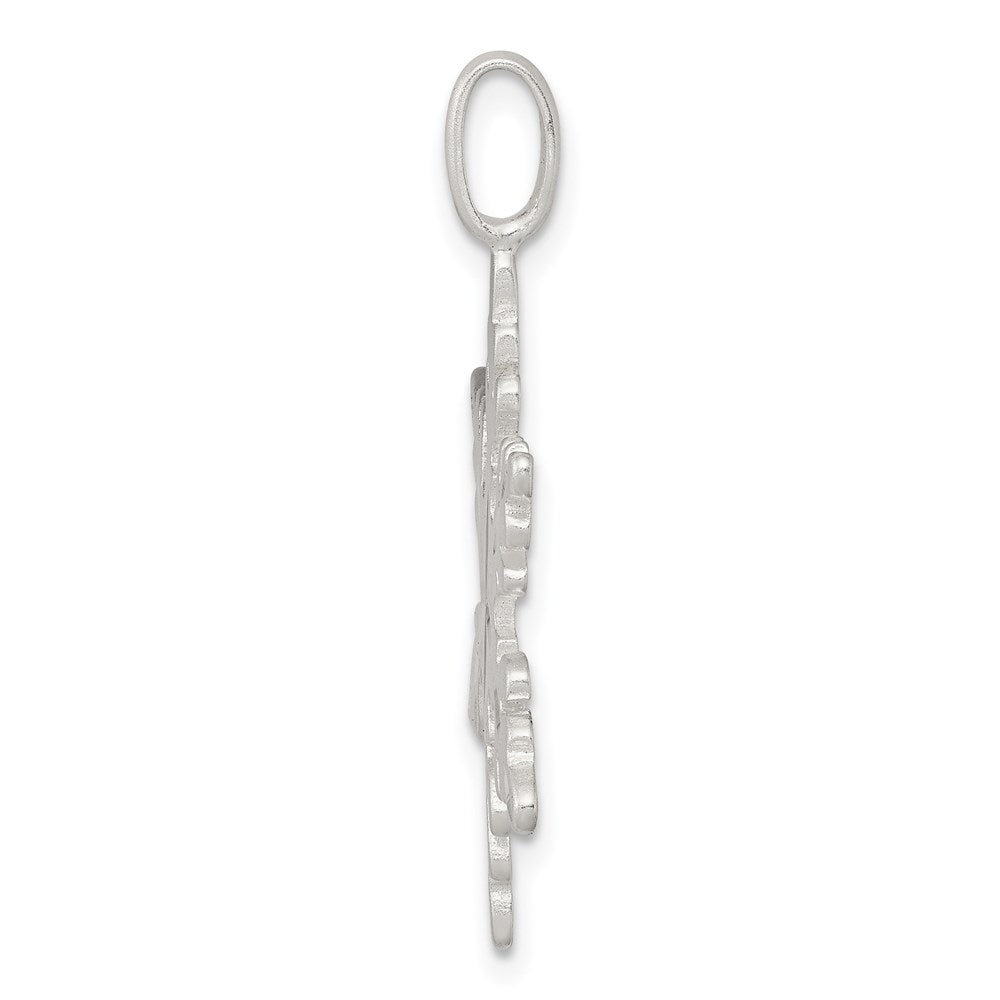 Sterling Silver Snowflake Charm QC3109