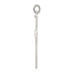 Sterling Silver Antiqued Nail Cross Pendant QC3266