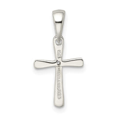 Sterling Silver CZ Cross Pendant QC3305