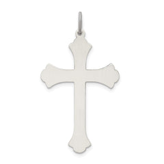 Sterling Silver Antiqued Cross Pendant QC3356