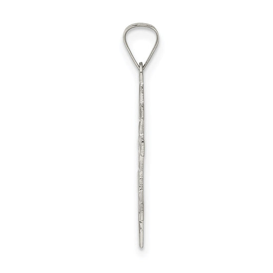 Sterling Silver Eastern Orthodox Cross Charm QC3376