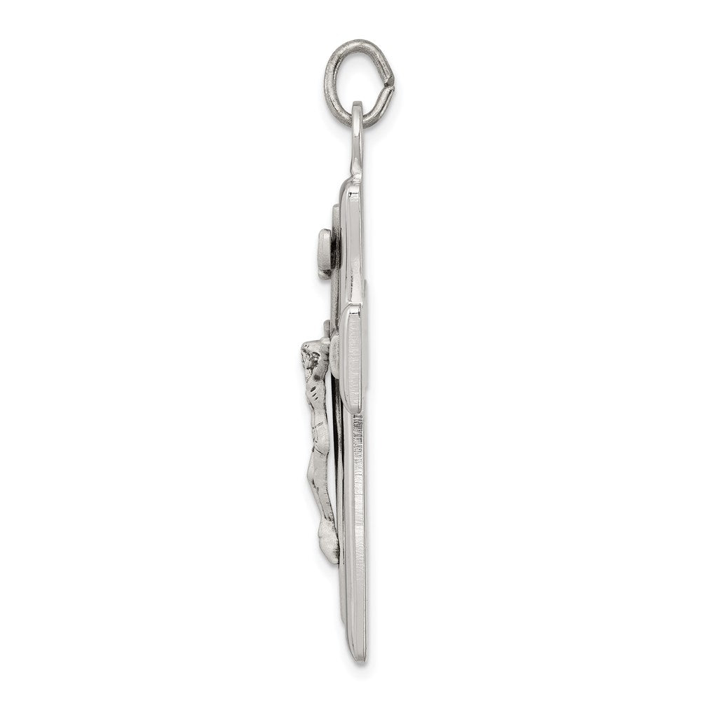 Sterling Silver INRI Crucifix Pendant QC3383