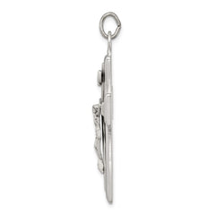 Sterling Silver INRI Crucifix Pendant QC3383