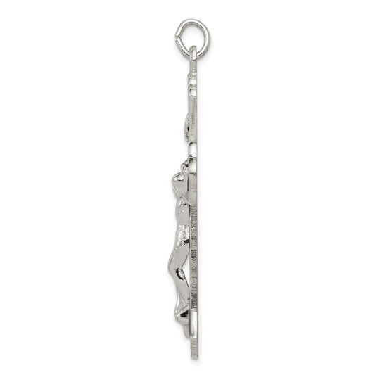 Sterling Silver INRI Crucifix Pendant QC3421