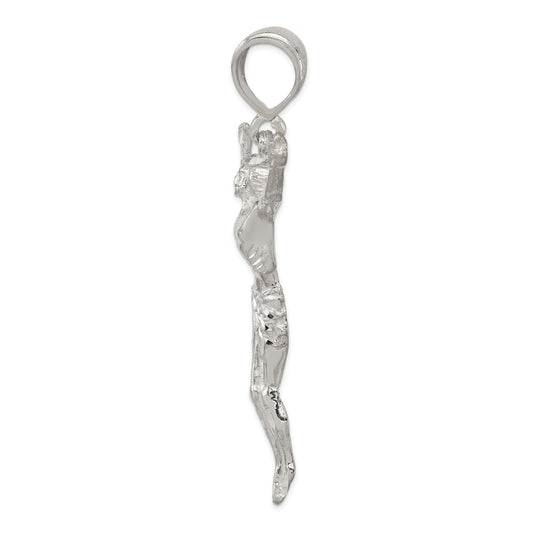 Sterling Silver Corpus (Crucified Christ) Pendant QC3432