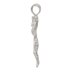 Sterling Silver Corpus (Crucified Christ) Pendant QC3432
