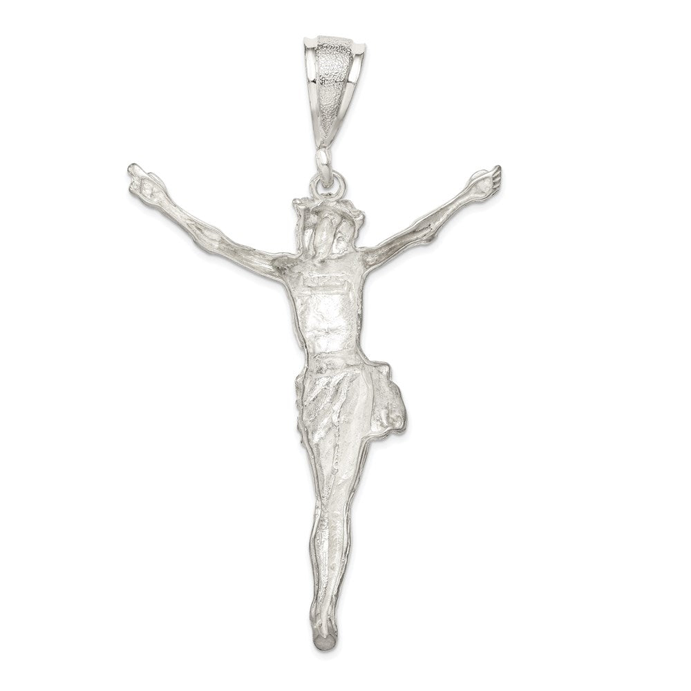 Sterling Silver Corpus (Crucified Christ) Pendant QC3432