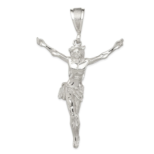 Sterling Silver Corpus (Crucified Christ) Pendant QC3432