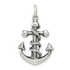 Sterling Silver Antiqued Cross Pendant QC3436