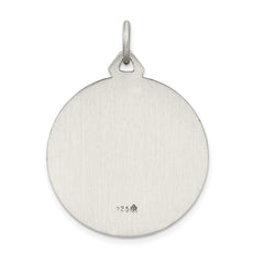 Sterling Silver Antiqued Ecce Homo Medal QC3449