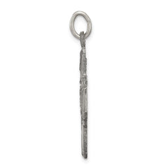 Sterling Silver Antiqued 4-way Medal QC3468