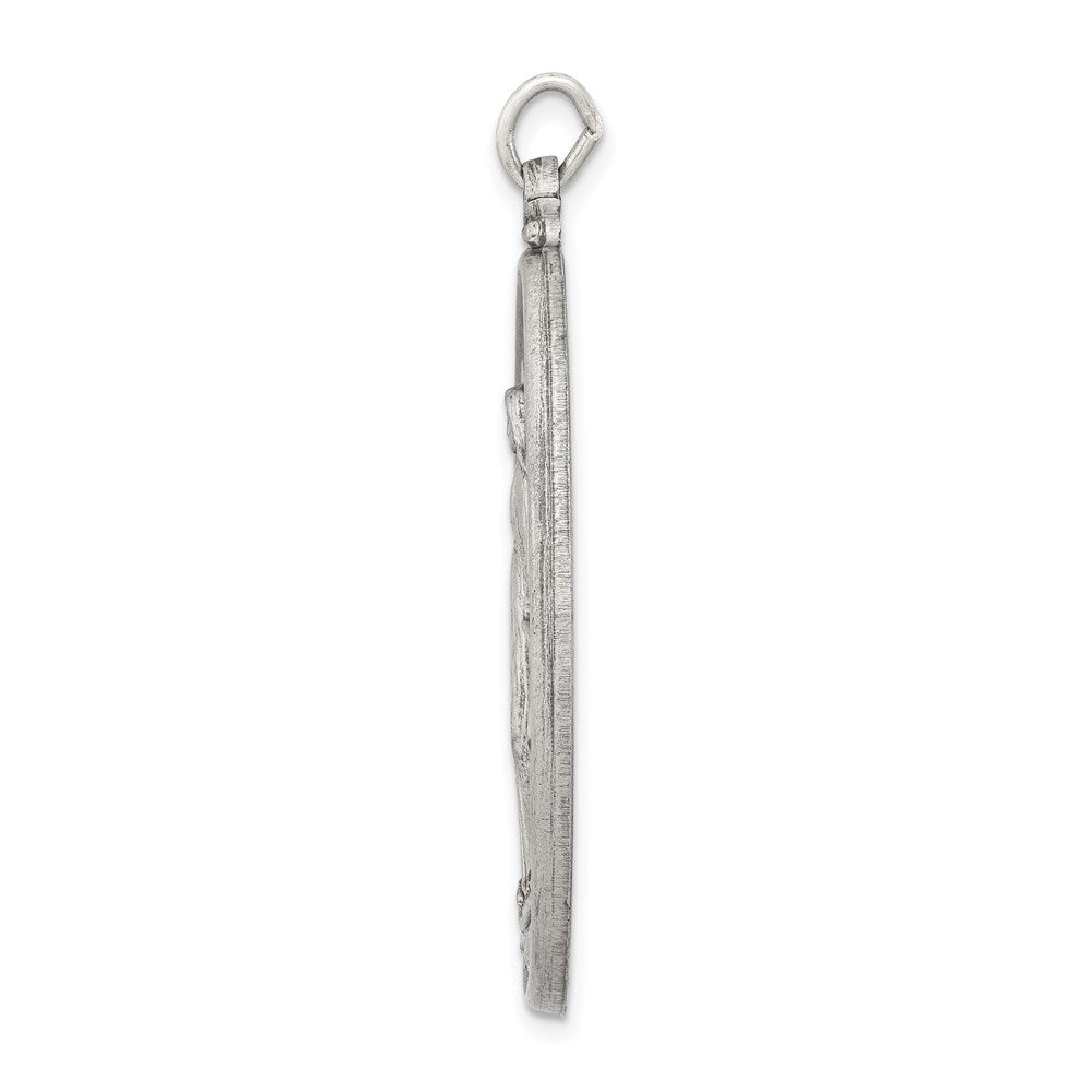 Sterling Silver Antiqued Miraculous Medal QC3493