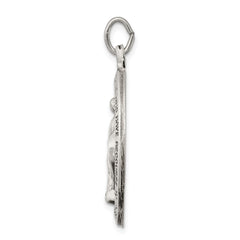 Sterling Silver Antiqued Miraculous Medal QC3495