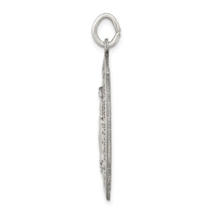 Sterling Silver Antiqued Miraculous Medal QC3498
