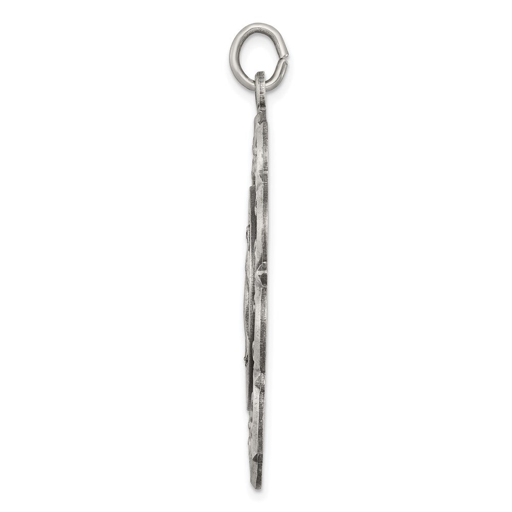 Sterling Silver Antiqued Miraculous Medal QC3500