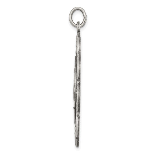 Sterling Silver Antiqued Miraculous Medal QC3500