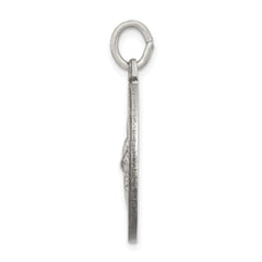 Sterling Silver Antiqued Saint Gerard Medal QC3589