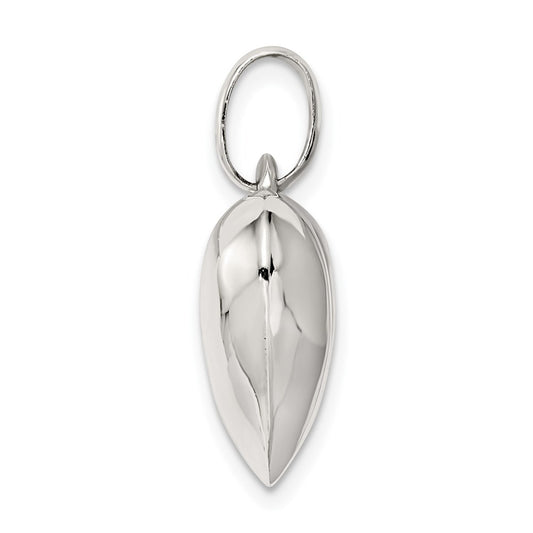 Sterling Silver Puffed Heart Charm QC3705