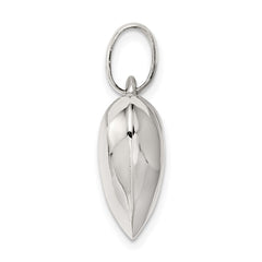 Sterling Silver Puffed Heart Charm QC3705