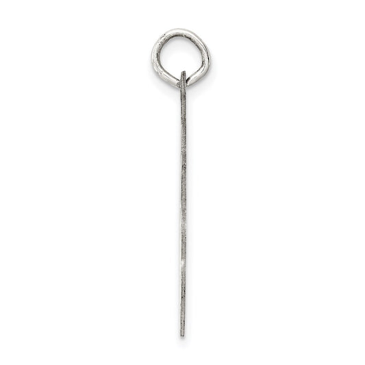 Sterling Silver Rhodium-plated Confirmation Disc Charm QC371