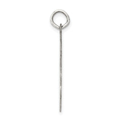 Sterling Silver Rhodium-plated Confirmation Disc Charm QC371