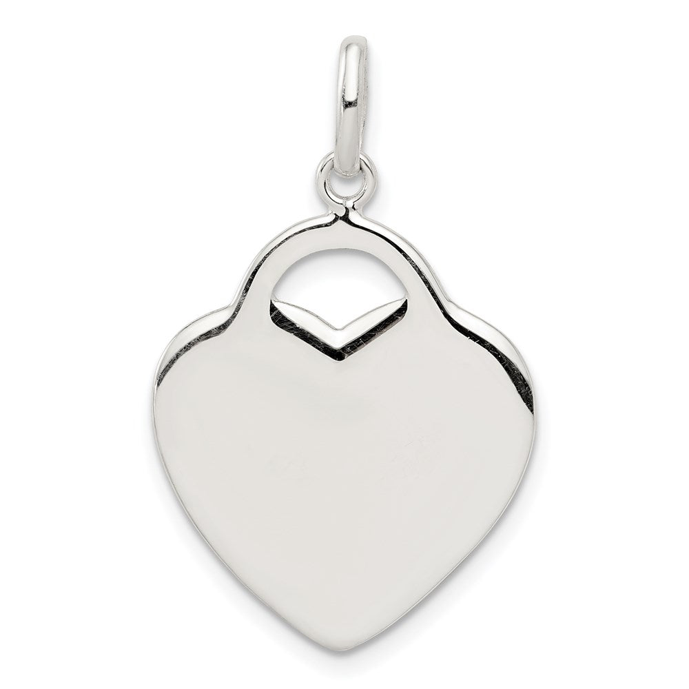 Sterling Silver Heart Charm QC3712