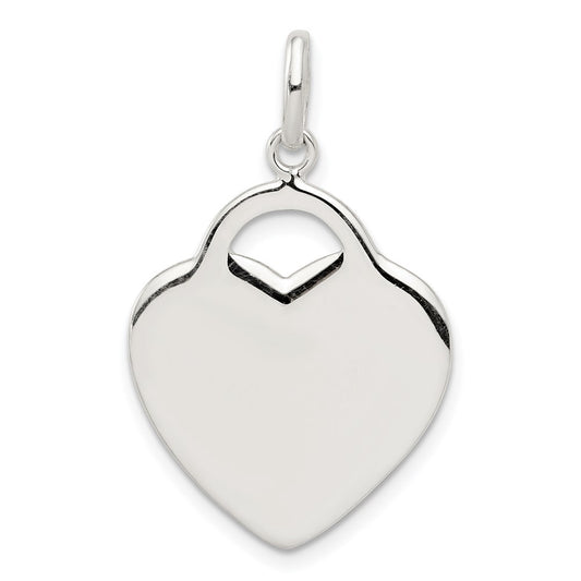 Sterling Silver Heart Charm QC3712