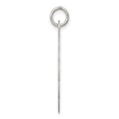 Sterling Silver Rhodium-plated Holy Communion Disc Charm QC372
