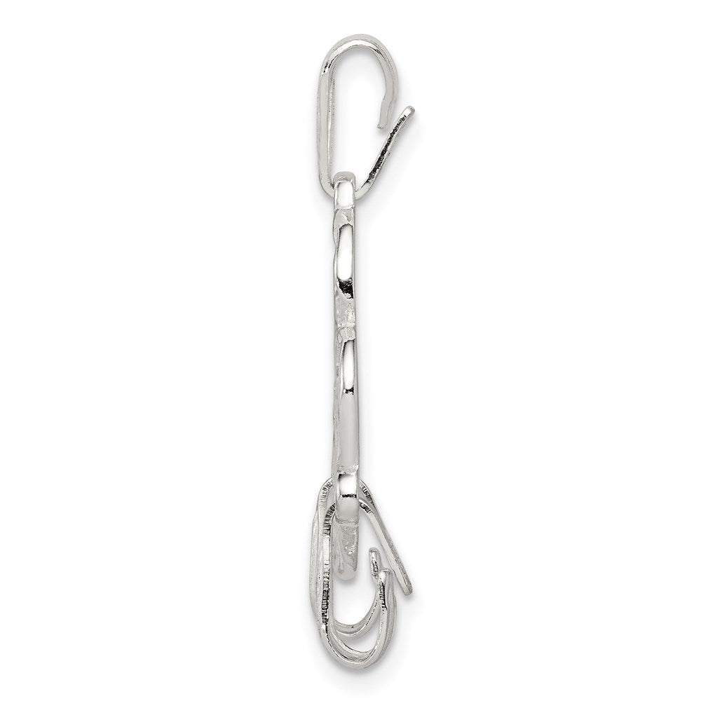 Sterling Silver 3-Piece Break apart Best Friends Charm QC3748