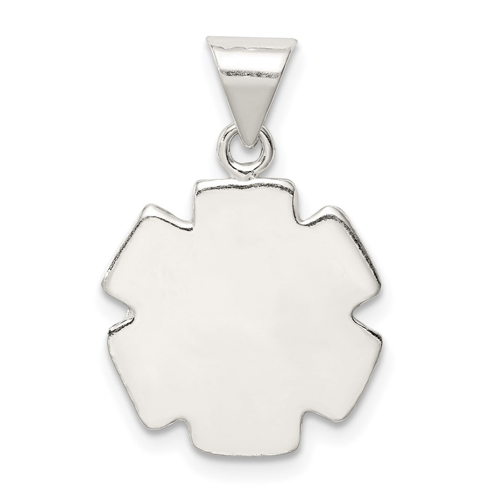 Sterling Silver Enameled Medical Charm QC3754