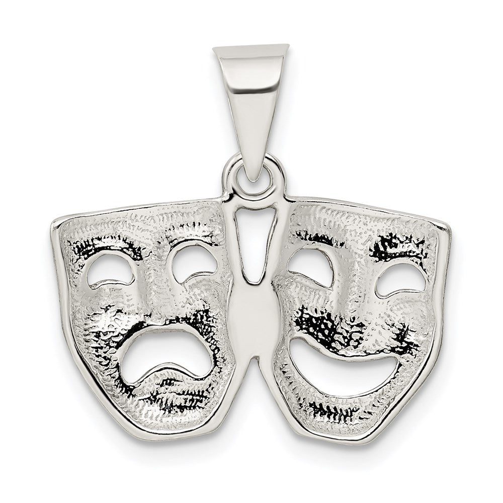 Sterling Silver Comedy/Tragedy Charm QC3772