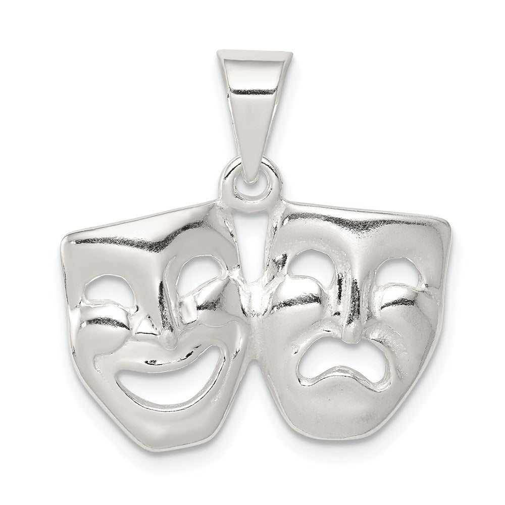Sterling Silver Comedy/Tragedy Charm QC3772
