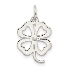 Sterling Silver 4-leaf Clover Charm QC3882