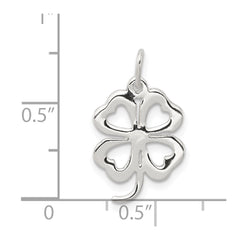 Sterling Silver 4-leaf Clover Charm QC3882