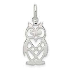 Sterling Silver Owl Charm QC4051