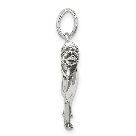 Sterling Silver Antiqued Camel Charm QC4079