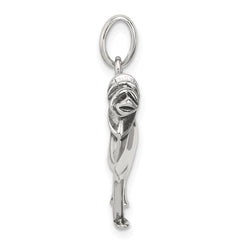 Sterling Silver Antiqued Camel Charm QC4079