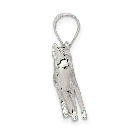Sterling Silver Donkey Pendant QC4127