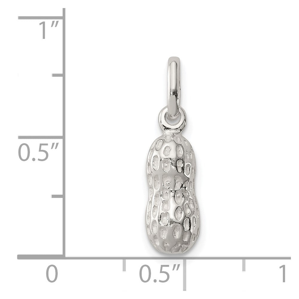 Sterling Silver Peanut Charm QC4182