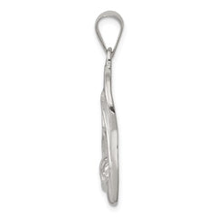 Sterling Silver Blessed Mary & Child Jesus Charm QC4386