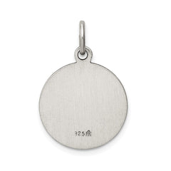 Sterling Silver Antiqued U.S. Air Force Medal Charm QC4411