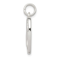 Sterling Silver Heart Charm QC4567
