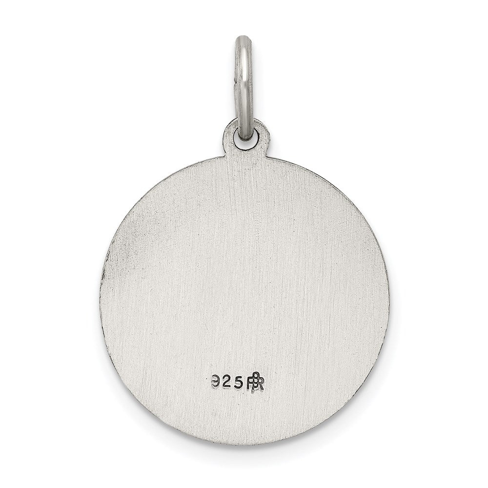 Sterling Silver Antiqued Saint Joseph Medal QC460