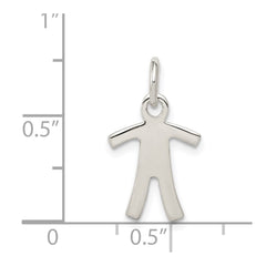 Sterling Silver Boy Charm QC4628