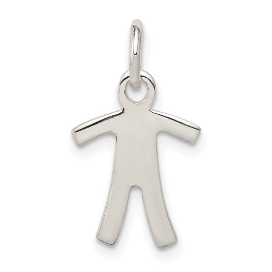 Sterling Silver Boy Charm QC4628
