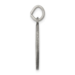 Sterling Silver Antiqued Confirmation Medal Charm QC467
