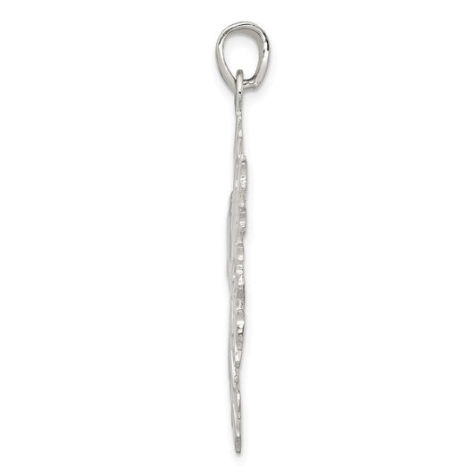 Sterling Silver Snowflake Pendant QC4754
