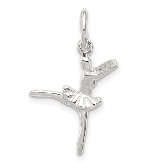 Sterling Silver Ballerina Charm QC4773