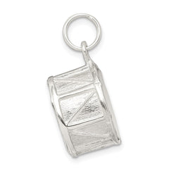 Sterling Silver Drum Charm QC4778
